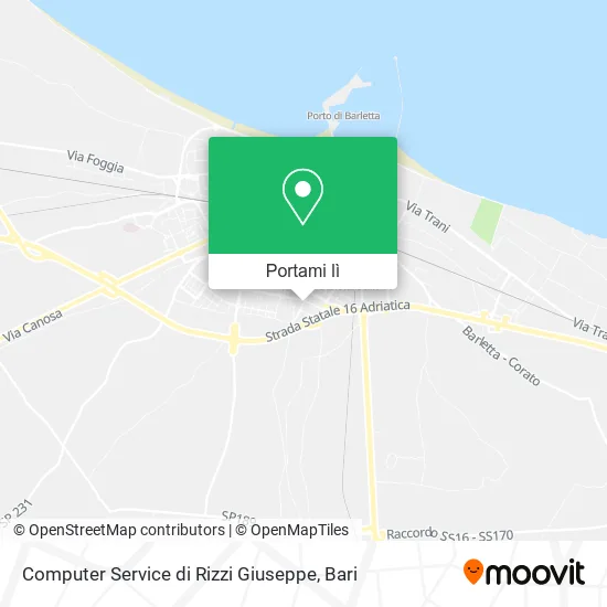 Mappa Computer Service di Rizzi Giuseppe
