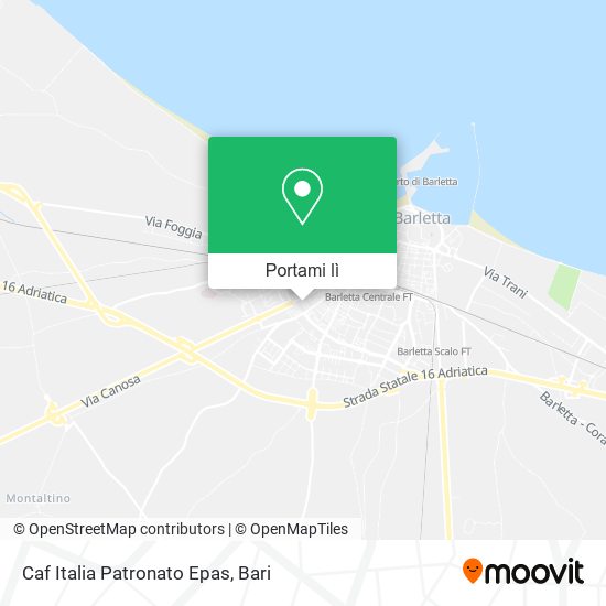 Mappa Caf Italia Patronato Epas
