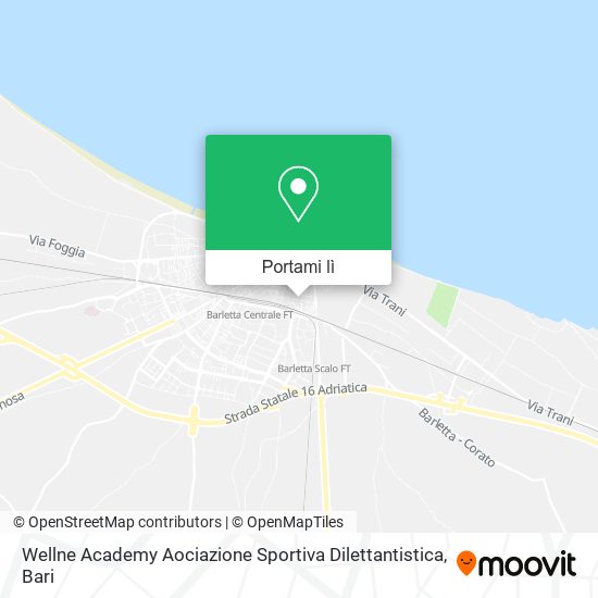 Mappa Wellne Academy Aociazione Sportiva Dilettantistica