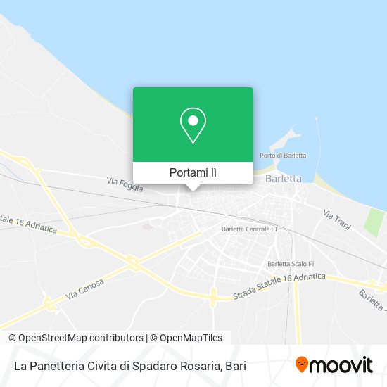 Mappa La Panetteria Civita di Spadaro Rosaria