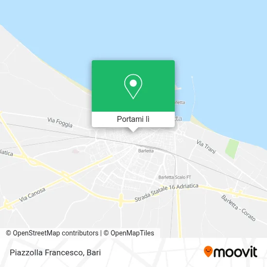 Mappa Piazzolla Francesco