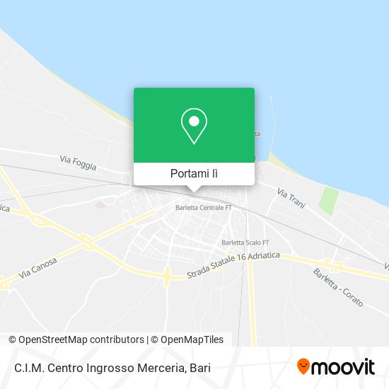 Mappa C.I.M. Centro Ingrosso Merceria