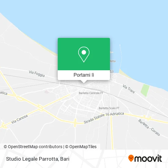 Mappa Studio Legale Parrotta
