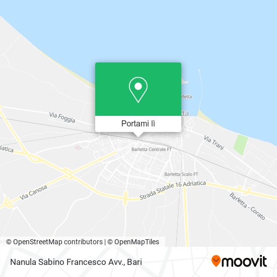 Mappa Nanula Sabino Francesco Avv.