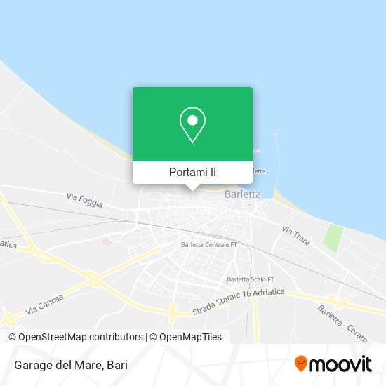 Mappa Garage del Mare