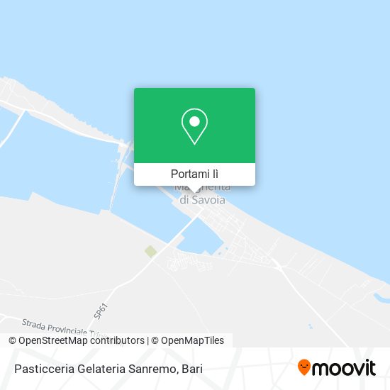 Mappa Pasticceria Gelateria Sanremo
