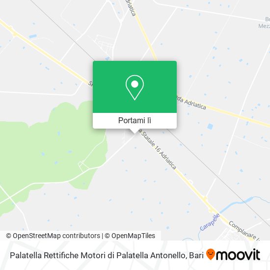 Mappa Palatella Rettifiche Motori di Palatella Antonello