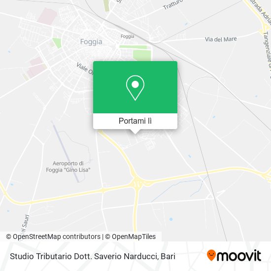 Mappa Studio Tributario Dott. Saverio Narducci