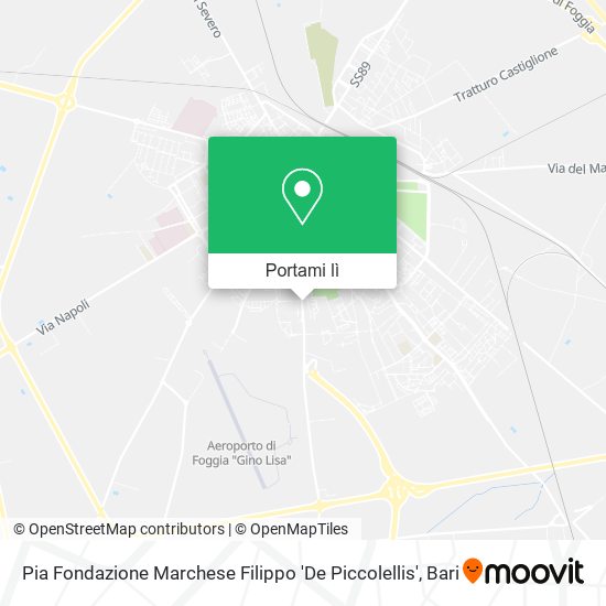 Mappa Pia Fondazione Marchese Filippo 'De Piccolellis'