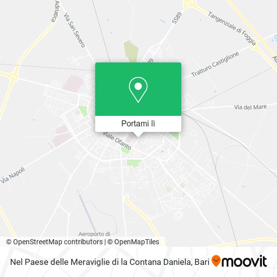 Mappa Nel Paese delle Meraviglie di la Contana Daniela