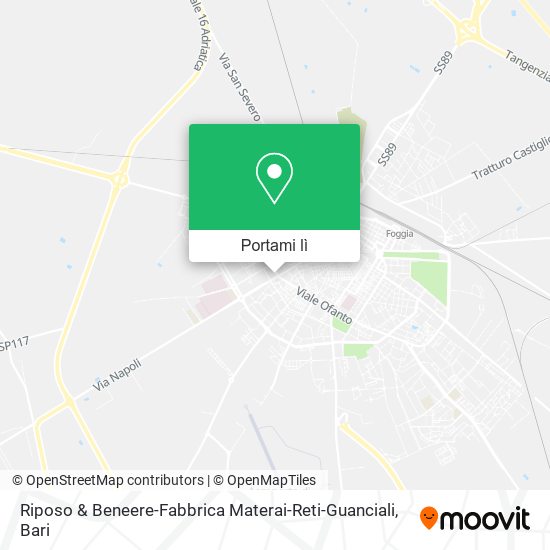 Mappa Riposo & Beneere-Fabbrica Materai-Reti-Guanciali