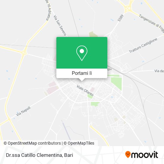 Mappa Dr.ssa Catillo Clementina