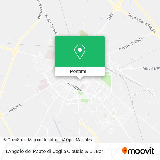 Mappa L'Angolo del Paato di Ceglia Claudio & C.