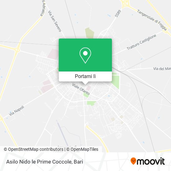 Mappa Asilo Nido le Prime Coccole