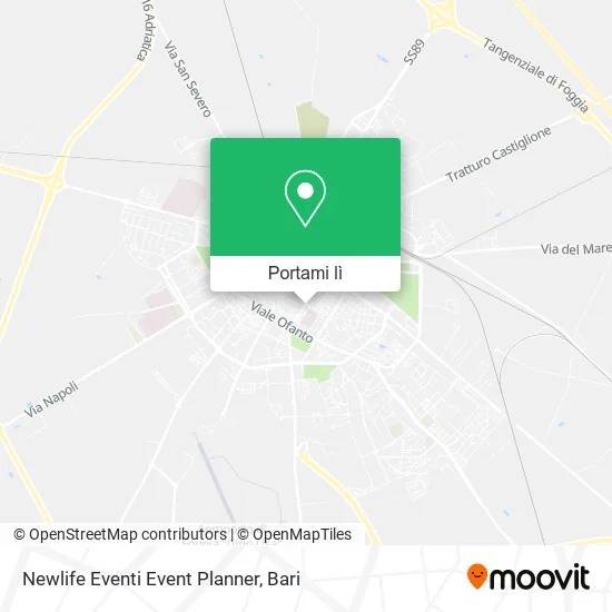 Mappa Newlife Eventi Event Planner