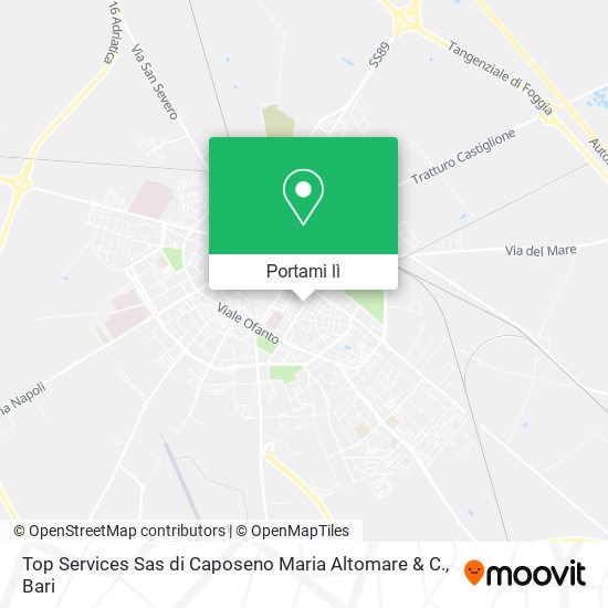 Mappa Top Services Sas di Caposeno Maria Altomare & C.