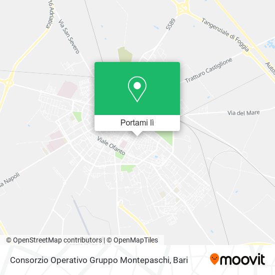 Mappa Consorzio Operativo Gruppo Montepaschi