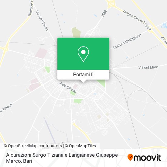 Mappa Aicurazioni Surgo Tiziana e Langianese Giuseppe Marco