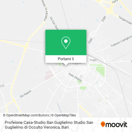 Mappa Profeione Casa-Studio San Guglielmo Studio San Guglielmo di Occulto Veronica