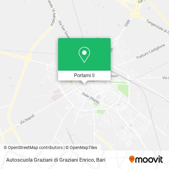 Mappa Autoscuola Graziani di Graziani Enrico