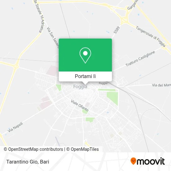 Mappa Tarantino Gio