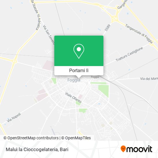 Mappa Maluì la Cioccogelateria