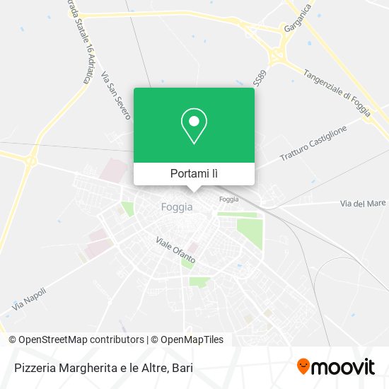 Mappa Pizzeria Margherita e le Altre