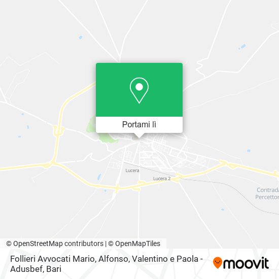Mappa Follieri Avvocati Mario, Alfonso, Valentino e Paola - Adusbef
