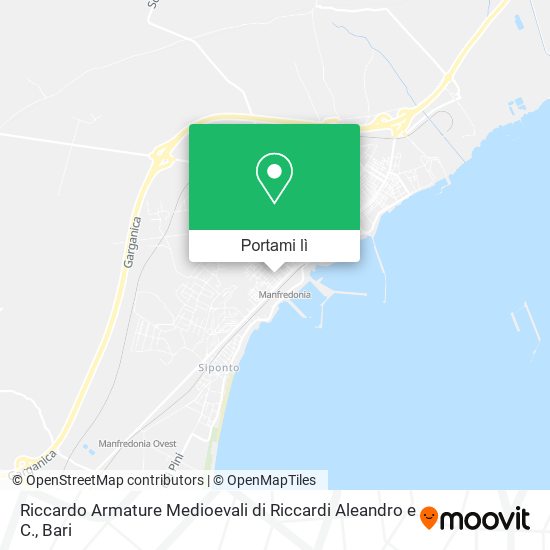 Mappa Riccardo Armature Medioevali di Riccardi Aleandro e C.