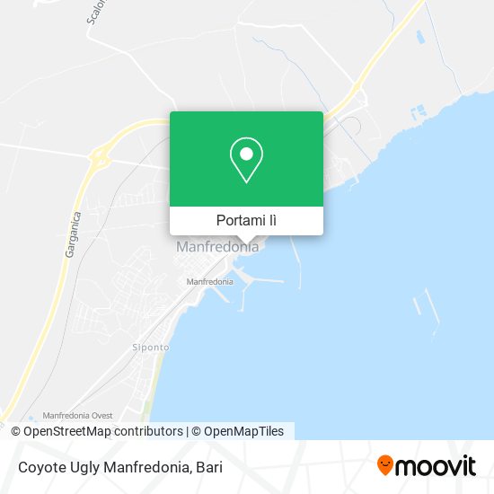 Mappa Coyote Ugly Manfredonia
