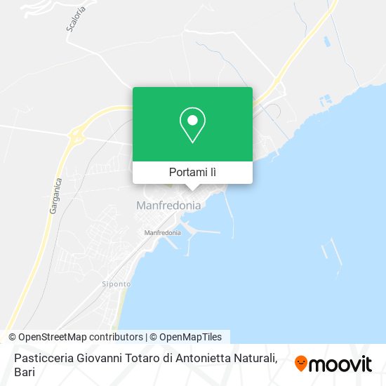 Mappa Pasticceria Giovanni Totaro di Antonietta Naturali