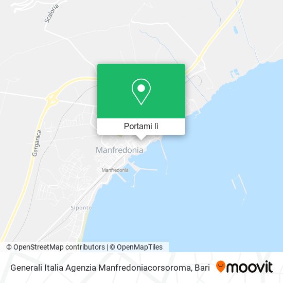 Mappa Generali Italia Agenzia Manfredoniacorsoroma