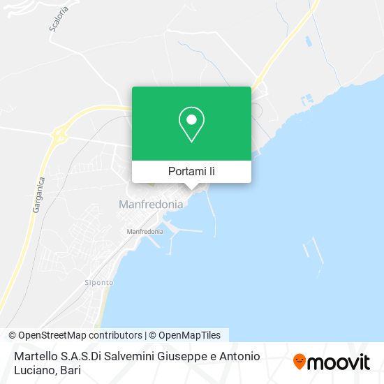 Mappa Martello S.A.S.Di Salvemini Giuseppe e Antonio Luciano