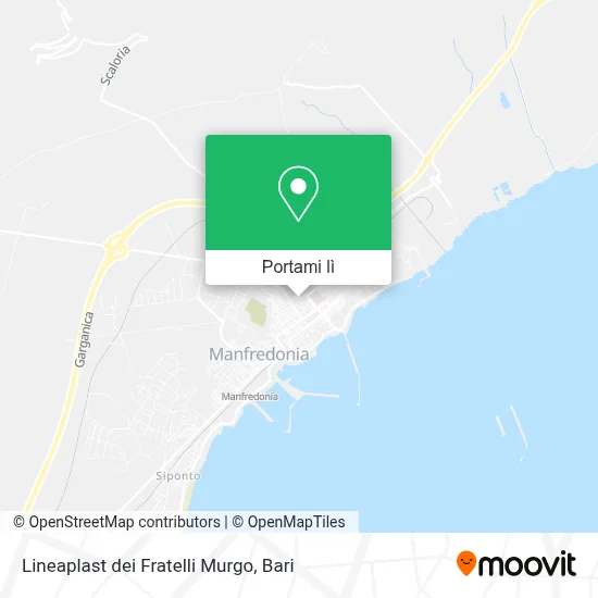 Mappa Lineaplast dei Fratelli Murgo