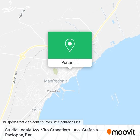 Mappa Studio Legale Avv. Vito Granatiero - Avv. Stefania Racioppa