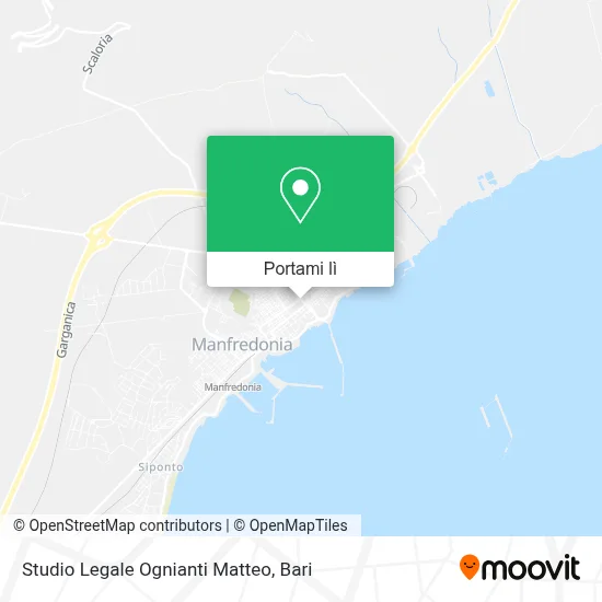 Mappa Studio Legale Ognianti Matteo