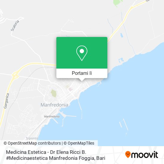 Mappa Medicina Estetica - Dr Elena Ricci B. #Medicinaestetica Manfredonia Foggia