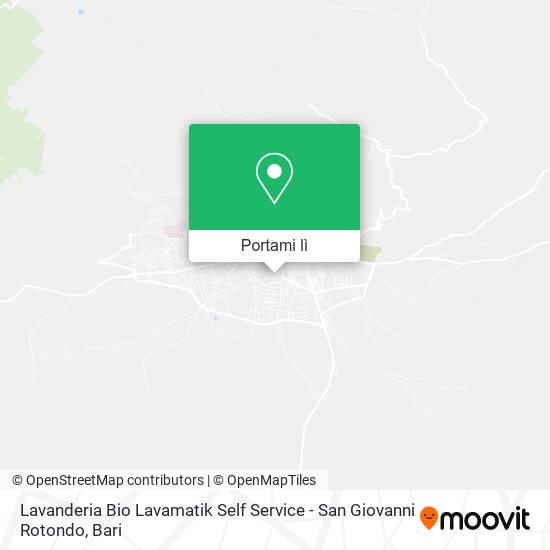 Mappa Lavanderia Bio Lavamatik Self Service - San Giovanni Rotondo