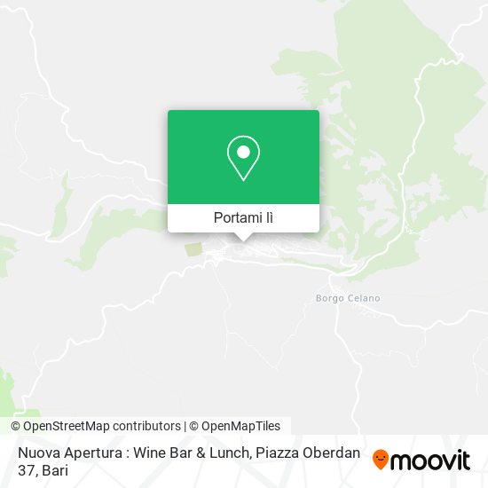 Mappa Nuova Apertura : Wine Bar & Lunch, Piazza Oberdan 37
