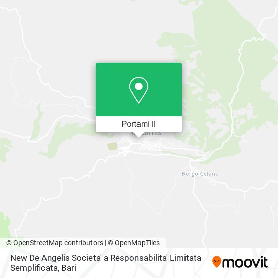 Mappa New De Angelis Societa' a Responsabilita' Limitata Semplificata