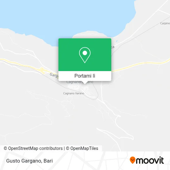 Mappa Gusto Gargano