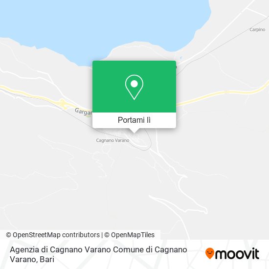 Mappa Agenzia di Cagnano Varano Comune di Cagnano Varano