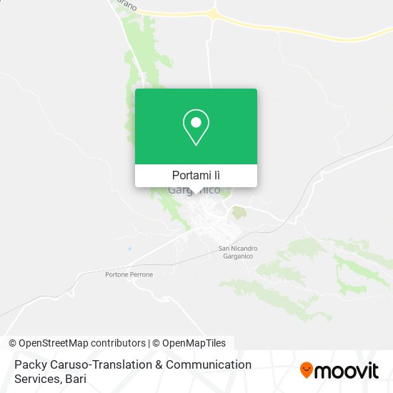 Mappa Packy Caruso-Translation & Communication Services