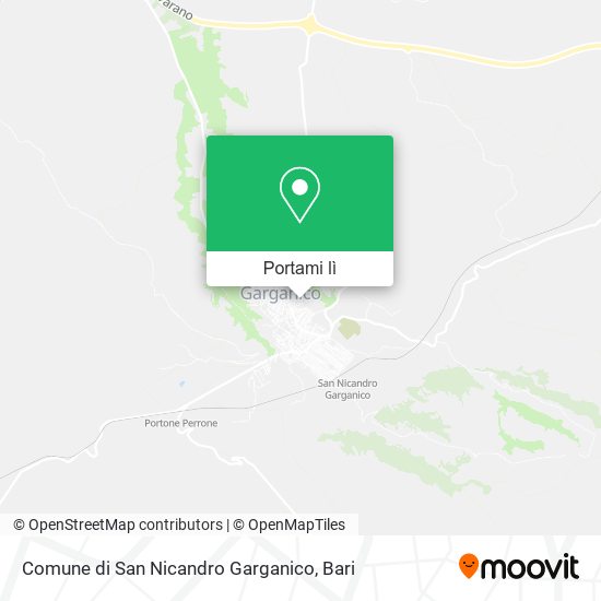 Mappa Comune di San Nicandro Garganico