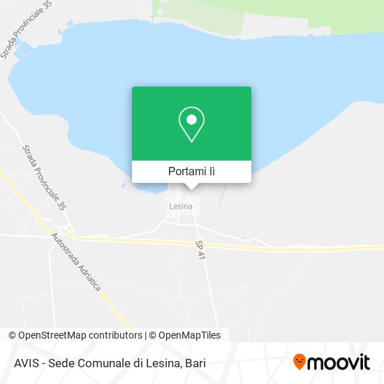 Mappa AVIS - Sede Comunale di Lesina