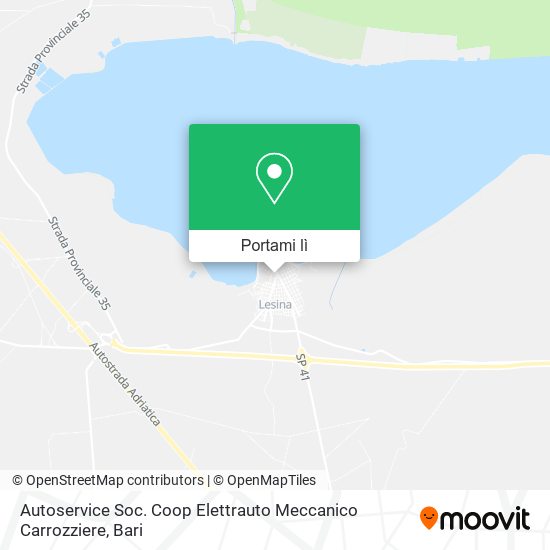 Mappa Autoservice Soc. Coop Elettrauto Meccanico Carrozziere