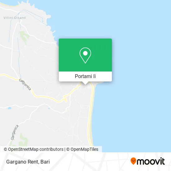 Mappa Gargano Rent