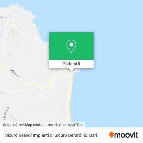 Mappa Sicuro Grandi Impianti di Sicuro Berardino