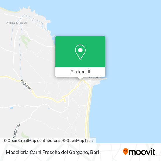 Mappa Macelleria Carni Fresche del Gargano