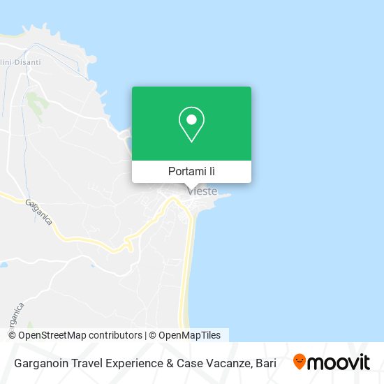 Mappa Garganoin Travel Experience & Case Vacanze